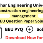 Construction engineering and management