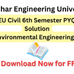 BEU PYQ: Environmental Engineering-II, 6th Semester