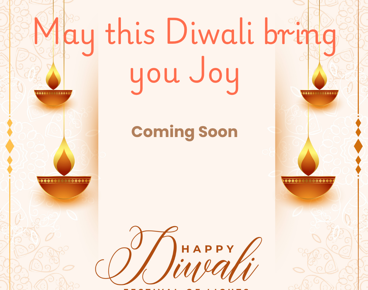 May this Diwali bring you Joy